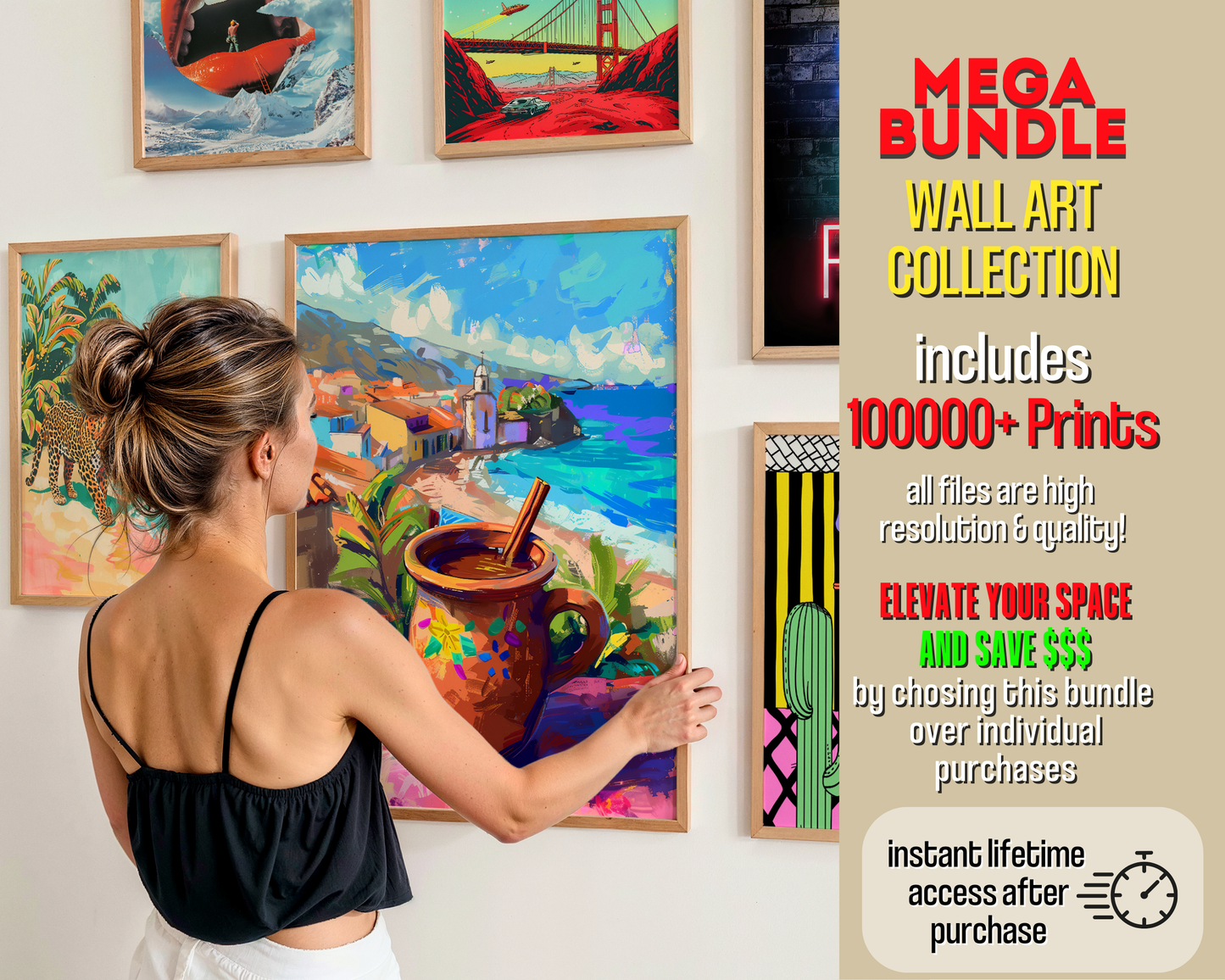 100.000+ Printable Wall Art Mega Bundle